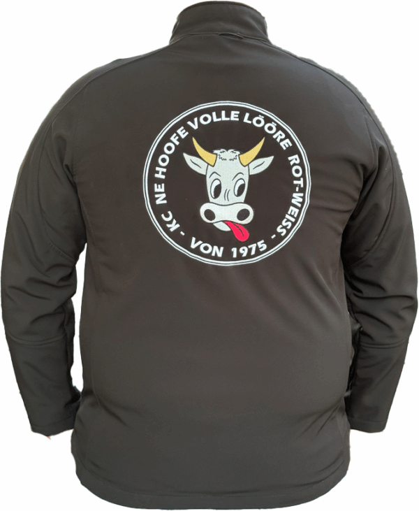 Softshell Jacke mit Hoofe Logo vorne + hinten – Bild 2